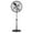 Midnight Chrome, variant on Good Housekeeping All-Metal (92654-) Oscillating 16" Conference Room Pedestal Stand Fan (Midnight Chrome)