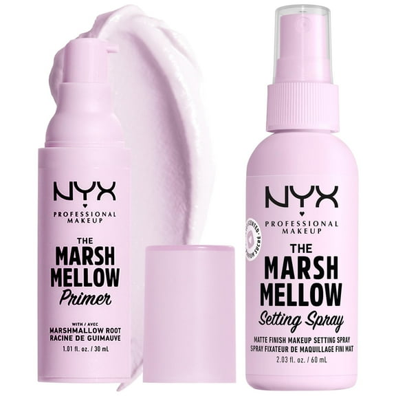 NYX Professional Makeup Marshmellow Smoothing Face Primer   Setting Spray Set