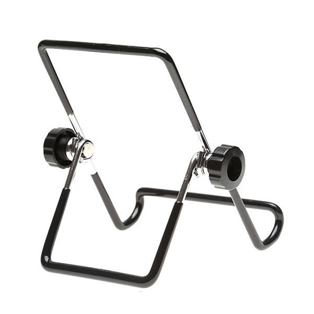 Luxshiny Adjustable Black Aluminum Tablet Stand Holder for Any Angle Viewing