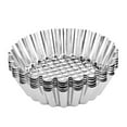 thumbnail image 1 of CHICHUMID 16pcs Baking Molds Metal for Home Bakers in Silver Color for Easy Baking, 1 of 8