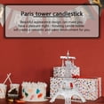 thumbnail image 4 of OUNONA 1Ud De Metal Giratorio Con Torre Eiffel Para Cena Y, 4 of 7