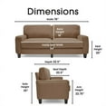 thumbnail image 2 of Serta Palisades 78" Sofa Tan, 2 of 12