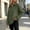 Army Green, variant on Womens Snap Button Sweatshirts Oversized Fleece Split Hem Pullover Tops Casual Long Sleeve Fall Winter Shirts S-XXL,Gray