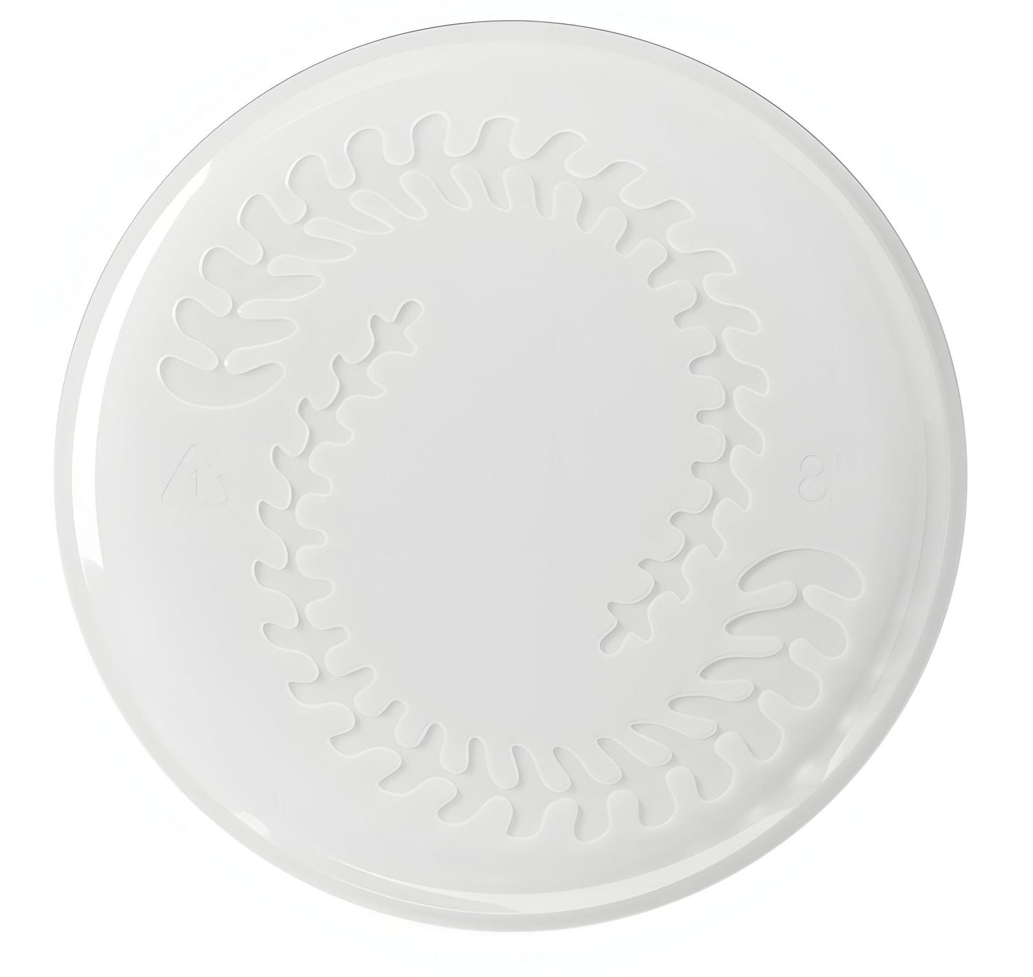 Hometrends Lightweight 6''/ 8''/ 10''/ 12''Clear Plant Saucer-Single Piece-Round Tray-Strong Plastic Plant saucers-Perfect for Use Indoor & Outdoor, Sturdy & Durable Round Plastic Plant Saucers