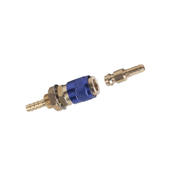 El conector rápido de latón refrigerado por agua reemplaza a Mig TIG rápida de accesorios de agua Resistencia al desgaste Piezas de Azul 6mm Soledad Conector rápido