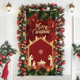 thumbnail image 4 of PONPRNGY Christmas Door Cover Decorations, Jesus Nativity Scene Xmas Door Decoration Porch Sign Holy Outdoor Religious Front Door Banner Winter Holiday Xmas office Home Party Supplies, 4 of 9