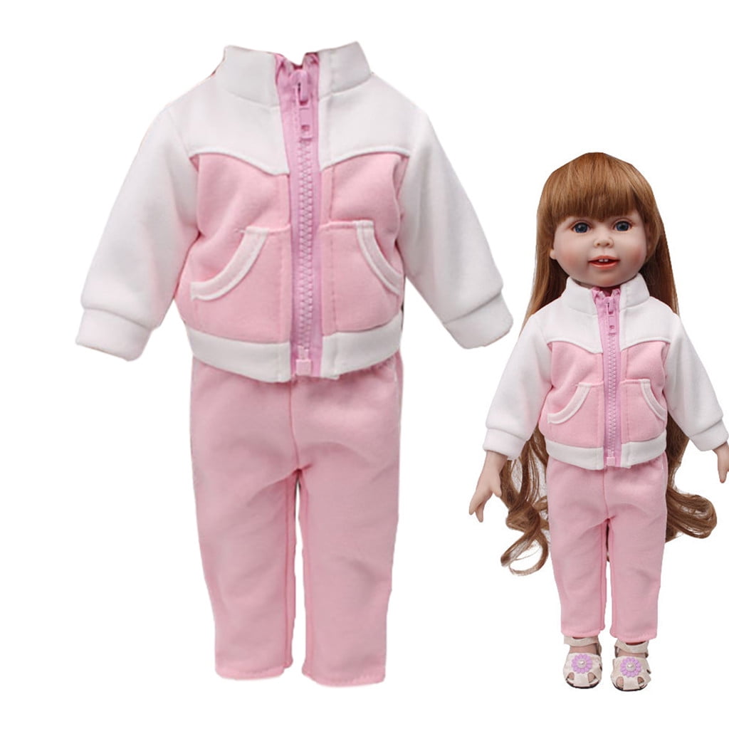 jovati kids toys Fashion Sportswear Set For 18 Inch American Doll Clothes Accessory Girl s Toy Walmart