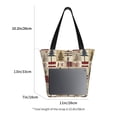 thumbnail image 3 of Fotbe Rustic Plaid Forest Lodge Bolsa de Playa con Estampado, Bolsa de Hombro, Bolsa de Mano Espaciosa, Bolsa de Viaje Ligera, Bolsa de Compras Versátil, 3 of 6