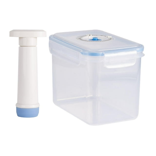 Elodie Vacuum Seal Container and Pump Fresh Keeping Box for Salads Vegetables Meals 2L B