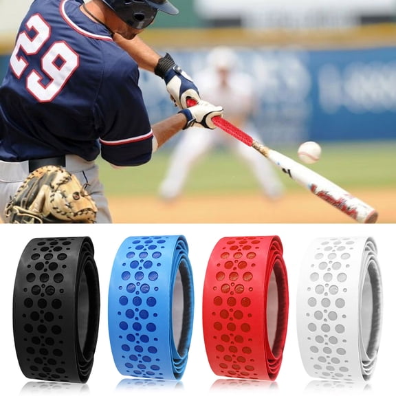 tasrioml 2 Pcs Baseball Bat Grip Tape 1.75mm Anti-Slip Sports Handle Tape for Golf Tennis Softball Hockey Rackets Baseball Bat Wrap Grip Tape