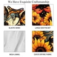 thumbnail image 4 of luoweisi Men's Beach Shorts Quick Dry Swim Trunks with Mesh Lining Sunflower Unicorn L, 4 of 5