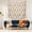 Corgi Heart Orange, variant on 50x50 Inch Square Wall Tapestry for Indoor & Outdoor, Living Room, Bedroom, Teen Room,Corgi Heart Orange Beige Pattern