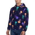 thumbnail image 2 of Bingfone Sea Jellyfish Men'S Drawstring Hoodie Long Sleeve Pocket Sweatshirts-X-Large, 2 of 9