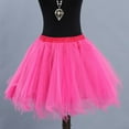 thumbnail image 2 of EHRWE Skirts For Women Soft Tutu Skirt Toddler Party Carnival Women Mesh Tutu Skirt Girls Long Formal Dress Skirt For Party, 2 of 3