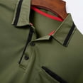 thumbnail image 6 of Guluxicc Men's Dress Shirts with Pocket Pullover Button Closure Short Sleeve Henley Tops for Business Casual Wear Spring Summer Casual Outfits, 6 of 8