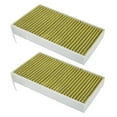 thumbnail image 1 of 2pcs Cabin Air Filter Activated Carbon  Sealing Durable Replacement For  Mode 3 Y Filter Air Conditioning Filter, 1 of 8