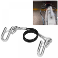 thumbnail image 4 of Spring Wire Rope Trailer Safety Rope, Trailer Accessories, With Two Hooks! Load Bearing 3500lbs-KEEW, 4 of 4
