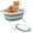 Grey-white, variant on Kitten Litter Box Portable Shallow Litter Box 17.7"x13.4"x4.9" Foldable Cat Toilet with Scoop Open Kitty Potty Pan with Litter Drop Pedal Easy to Clean Travel Kitten Toilet(Blue)