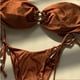 thumbnail image 4 of Traje de baño dividido de color sólido Traje de baño de mujer Bikini sin tirantes Bikini Diseño de color puro, 4 of 5