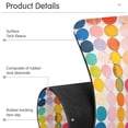 thumbnail image 4 of Yayeee Faucet Mat for Kitchen Sink 30" Diatomite Long Splash Guard Pad, Yellow Circles, 2 Pack, 4 of 7