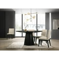 thumbnail image 2 of Terra Modern Black Round Wood Dining Set (5 Piece), 2 of 4