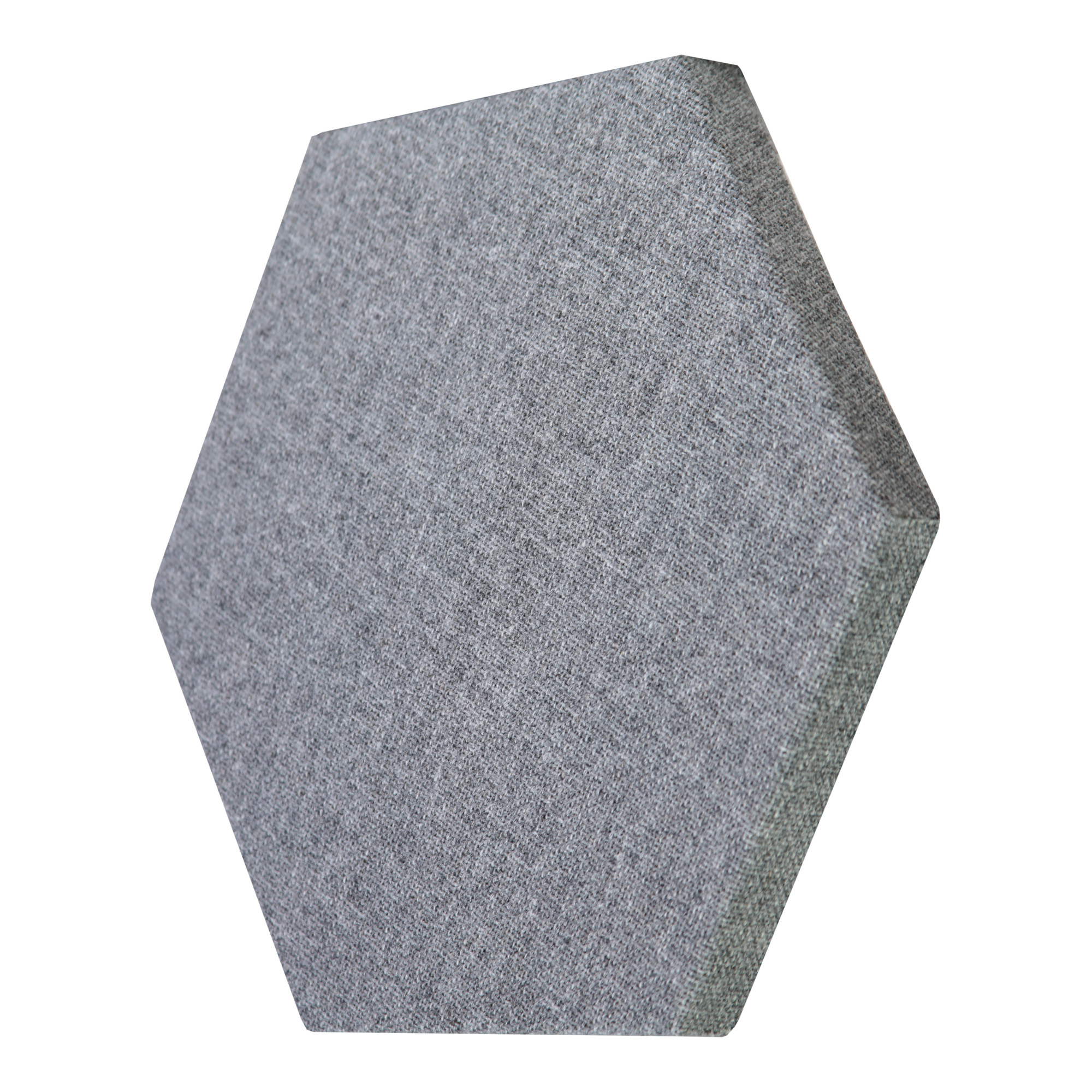 ATS Acoustics Hexagon Fire Rated Sound Absorbing Acoustic Panel 12" x 1" (Charcoal)
