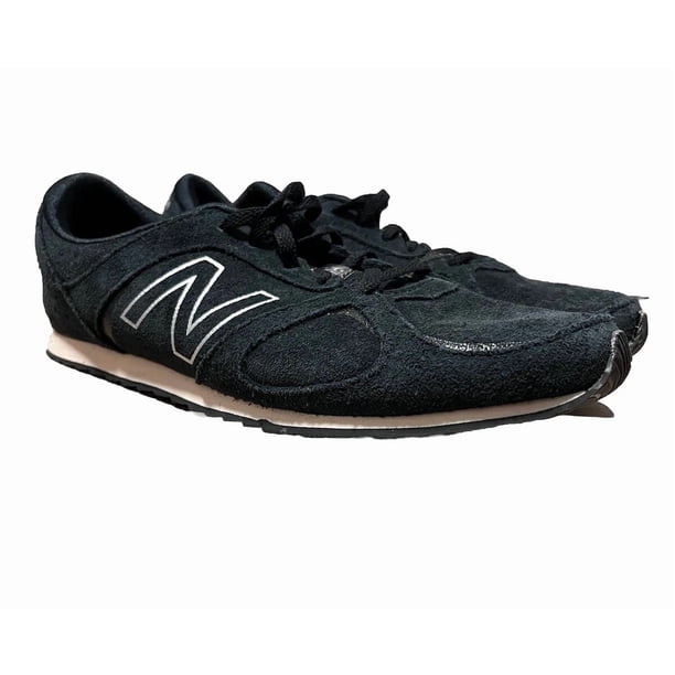 New Balance 555 Shoes Mens Size 10 Black Suede Athletic Casual Sneakers