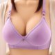 thumbnail image 2 of Ropa interior de sujetador de perspectiva calada cómoda de Color sólido para mujer sin llantas Fridja  nalpqowj34796, 2 of 9