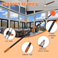 thumbnail image 2 of Reach Cobweb Duster with Extension Pole, High Ceiling Long Duster with  Telescoping Pole, Spider Web Brush for Indoor Outdoor Use, 2 of 4