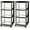 Black, variant on Plastic Storage Drawer Cart, Medium Home Organization Storage Container with 3 Large Drawers w/Removeable Wheels (1 Pack, Black)