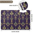 thumbnail image 3 of FORMRS A4 Clipboard Folder with Pen Holder Horizontal Foldable School Office Binder, Purple Flowers Pattern, 3 of 9