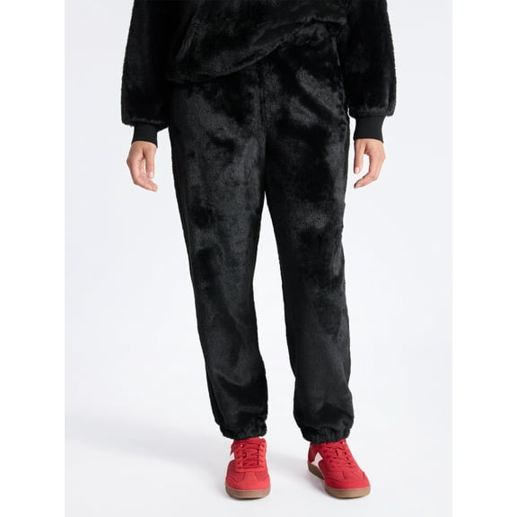 No Boundaries Faux Fur Pants, 29'' Inseam, Women's