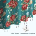 thumbnail image 6 of Pioneer Flower Floral Print Pattern Shower Curtain 36"x72" ,Bathroom Decorative Shower Curtains Set with 12 Hooks,Modern Waterproof Washable Shower Curtain, 6 of 6