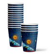 thumbnail image 5 of Houston We Have a Five Year Old Space Birthday Party Supplies - Boys 5th Birthday Party Supplies 64 Piece Tableware Set Includes Large 9" Paper Plates Dessert Plates, Cups and Napkins Kit for 16, 5 of 9