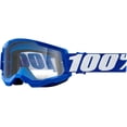 thumbnail image 2 of 100% Strata 2 Motocross & Mountain Bike Goggles - MX and MTB Racing Protective Eyewear Blue - Clear Lens, 2 of 2