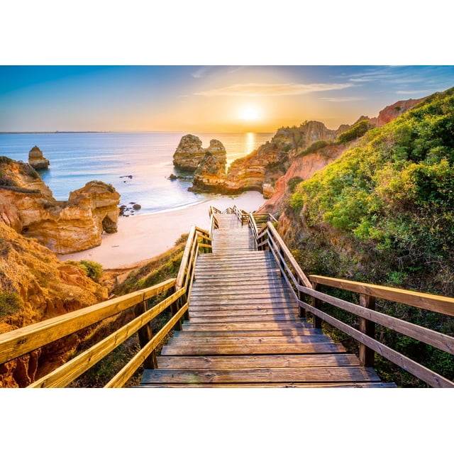 Rompecabezas Ravensburger Stairway to Camilo Beach de 1000 piezas