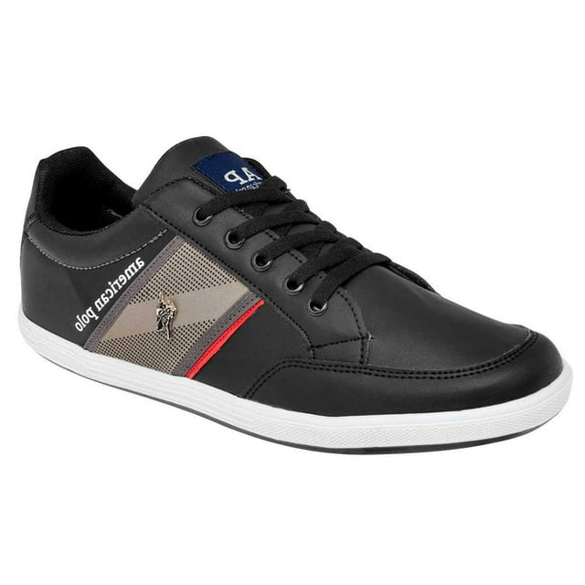 Tenis Casuales Exterior Sintético Color Negro Para Hombre De American Polo American Polo 2375