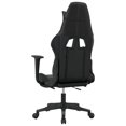 thumbnail image 6 of vidaXL Massage Gaming Chair with Footrest, Reclining, Height Adjustable, Swivel, Black & Grey, 6 of 7
