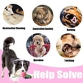 thumbnail image 3 of Dog Chew Toys for Aggressive Chewers, Likaty Indestructible Rope Dog Ball Toy Puppy Chew Teething Toys for Large Medium Small Dogs,Pink, 3 of 7