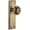 Gold, variant on Grandeur Parthenon Door Knob with Fifth Avenue Plate
