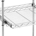 thumbnail image 6 of Whitmor Kitchen Storage Microwave Cart - Chrome - 16 Length x 22.5 Width x 34 Height inches, 6 of 7