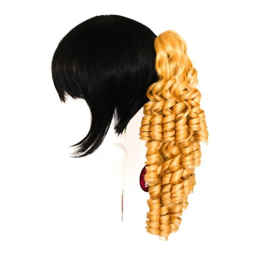 Ringlet Curly Clip Butterscotch Blonde Blend 18 Pony Tail