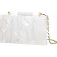 thumbnail image 3 of Acrylic Clutch Bags Purse Perspex Bag Handbags for Women 6white, 3 of 4
