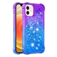 thumbnail image 2 of Funda para iPhone 12 Mini Transparente con Brillos Carcasa Protectora Antigolpes con Glitter Brillante, 2 of 5