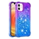 thumbnail image 2 of Funda para iPhone 12 Mini Transparente con Brillos Carcasa Protectora Antigolpes con Glitter Brillante, 2 of 5