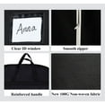 MISSLO 72" Bridal Wedding Gown Garment Bag for Long Dresses 15" Gusset