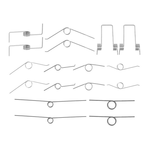 Zcyifa 18Pcs Torsional Spring Small Spring Torsional Spring Trash Can Lid Torsional Spring for Repair