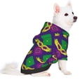 thumbnail image 2 of Haiem Mardi Gras Carnival3 for Winter Dog Hoodie Sweatshirts with Pockets Warm Dog Clothes for Small Dogs Chihuahua-X-Small, 2 of 7