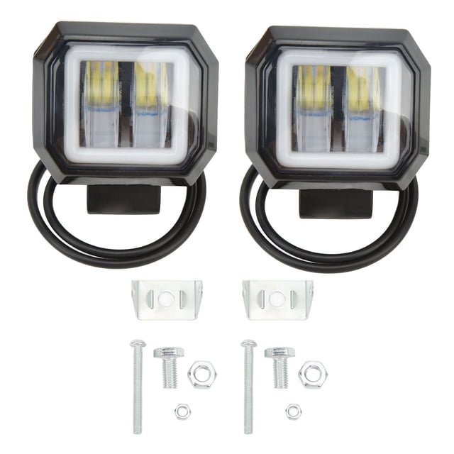 Side Positioning Lights, Aluminum Shell IP68 Waterproof High Light Transmittance LED Light Bar 20 W 6500K For Trucks Red Aperture