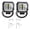 Red, variant on M Buder 20 W 6500K LED Square Light Bar Spotlight DRL Angel Eyes Fog Lights for Trucks Yellow Aperture